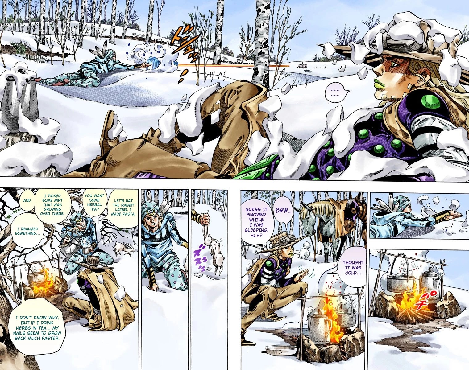 JoJo's Bizarre Adventure Part 7 - Steel Ball Run (Official Colored) chapter 45 page 9