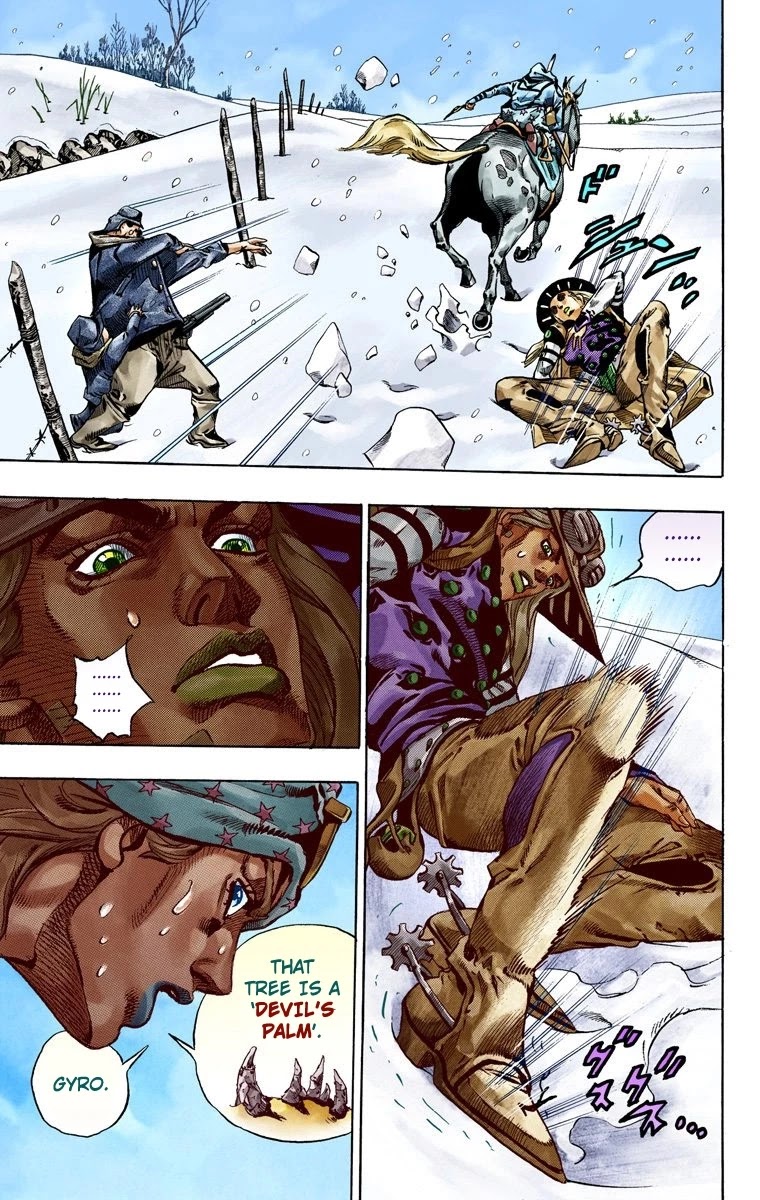 JoJo's Bizarre Adventure Part 7 - Steel Ball Run (Official Colored) chapter 46 page 16
