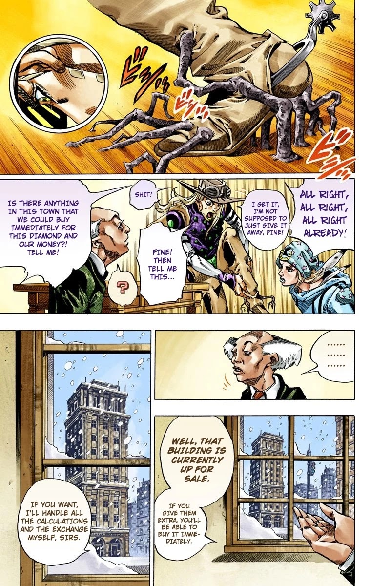 JoJo's Bizarre Adventure Part 7 - Steel Ball Run (Official Colored) chapter 46 page 23