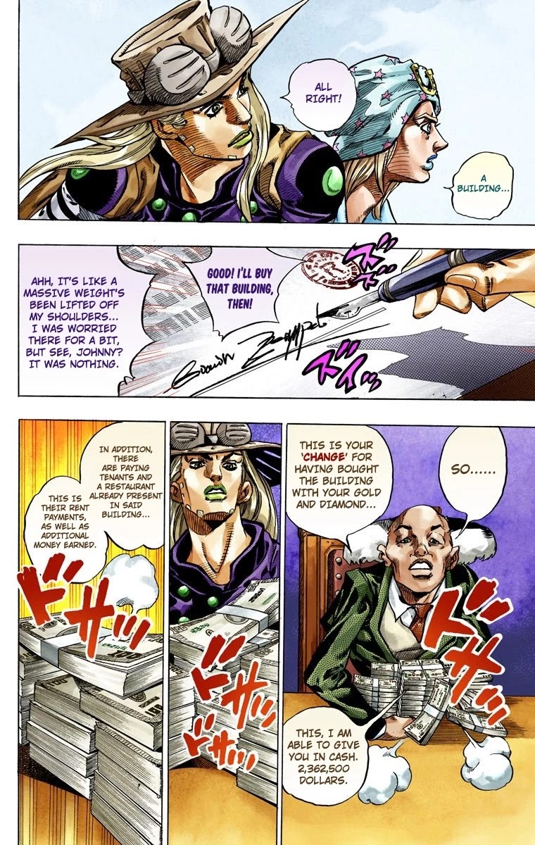 JoJo's Bizarre Adventure Part 7 - Steel Ball Run (Official Colored) chapter 46 page 24