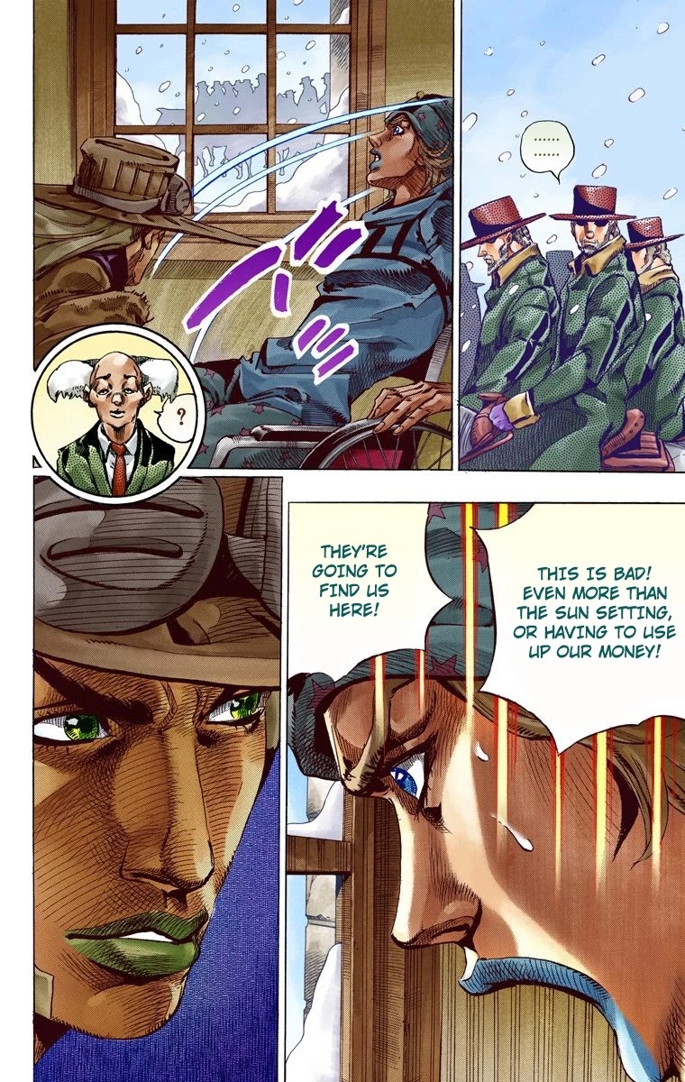 JoJo's Bizarre Adventure Part 7 - Steel Ball Run (Official Colored) chapter 46 page 28