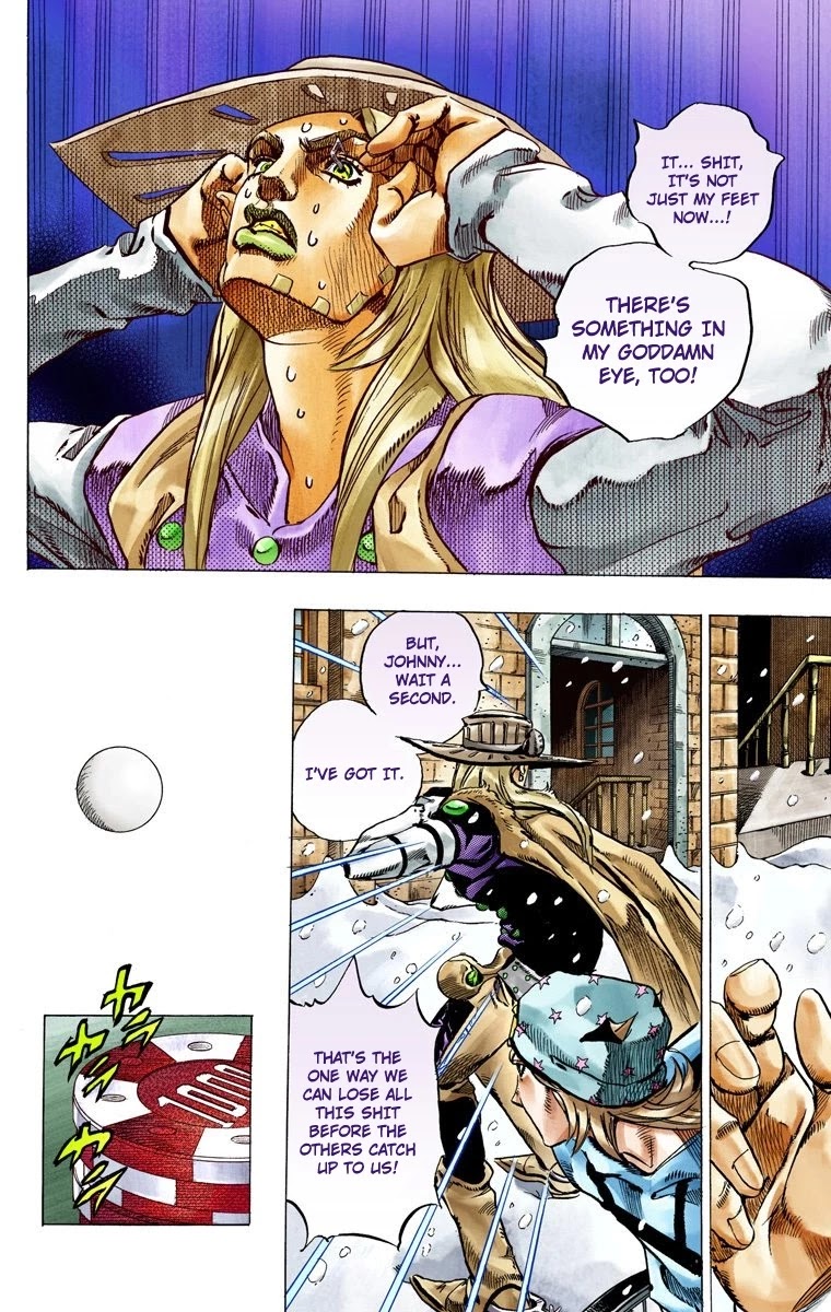 JoJo's Bizarre Adventure Part 7 - Steel Ball Run (Official Colored) chapter 46 page 30