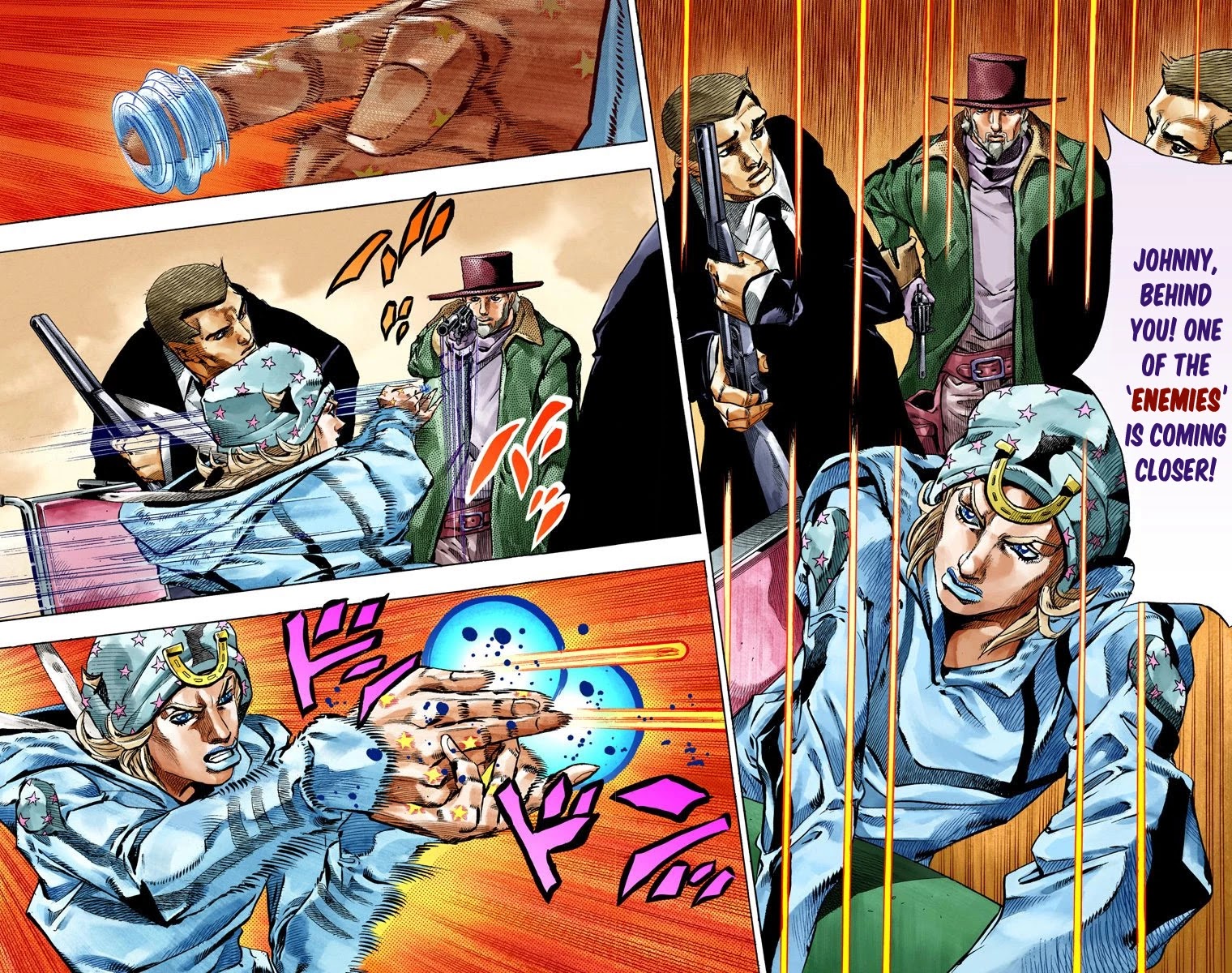 JoJo's Bizarre Adventure Part 7 - Steel Ball Run (Official Colored) chapter 46 page 48
