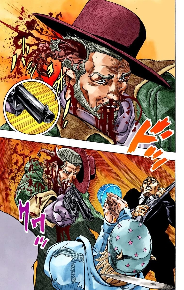 JoJo's Bizarre Adventure Part 7 - Steel Ball Run (Official Colored) chapter 46 page 50