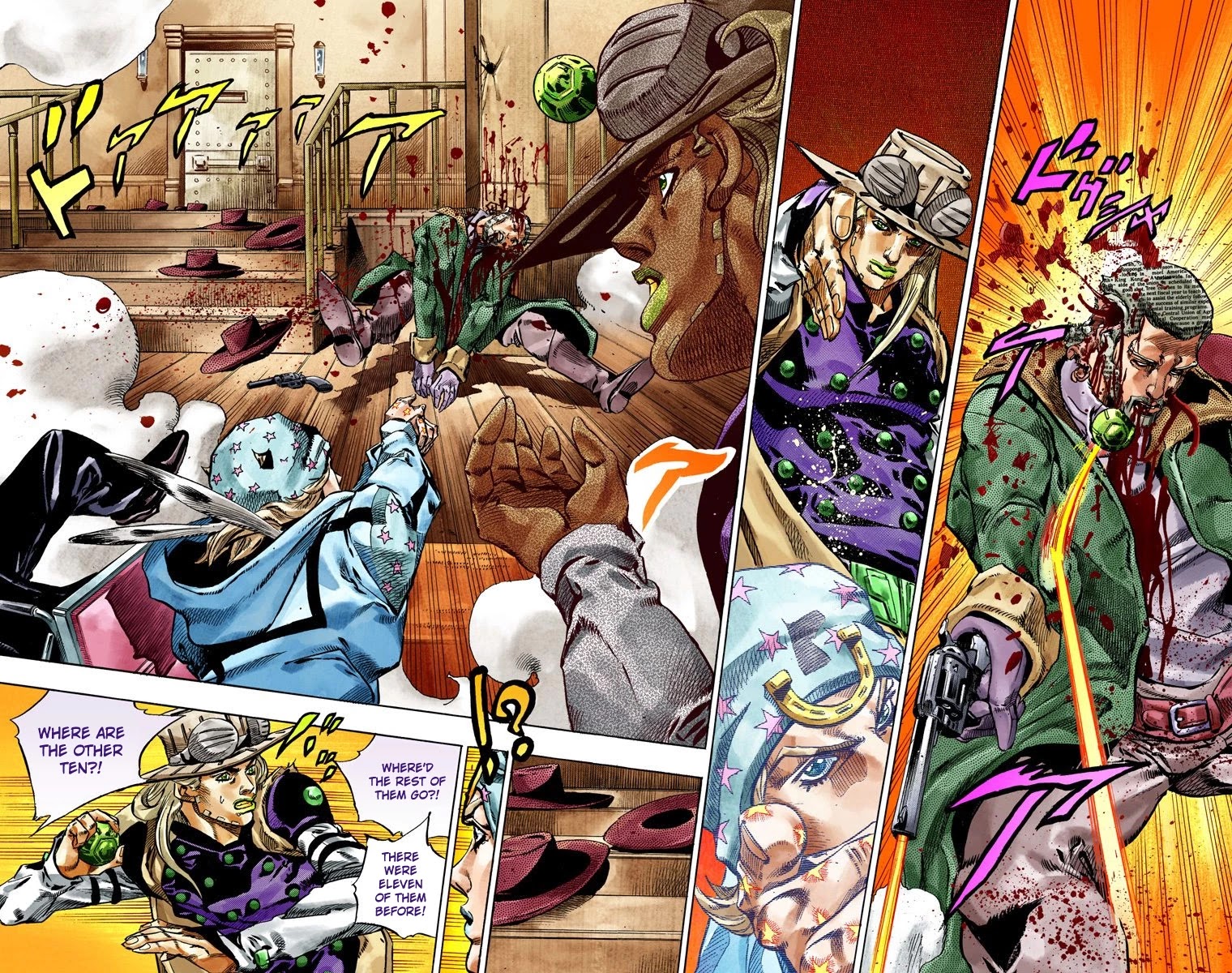 JoJo's Bizarre Adventure Part 7 - Steel Ball Run (Official Colored) chapter 46 page 51