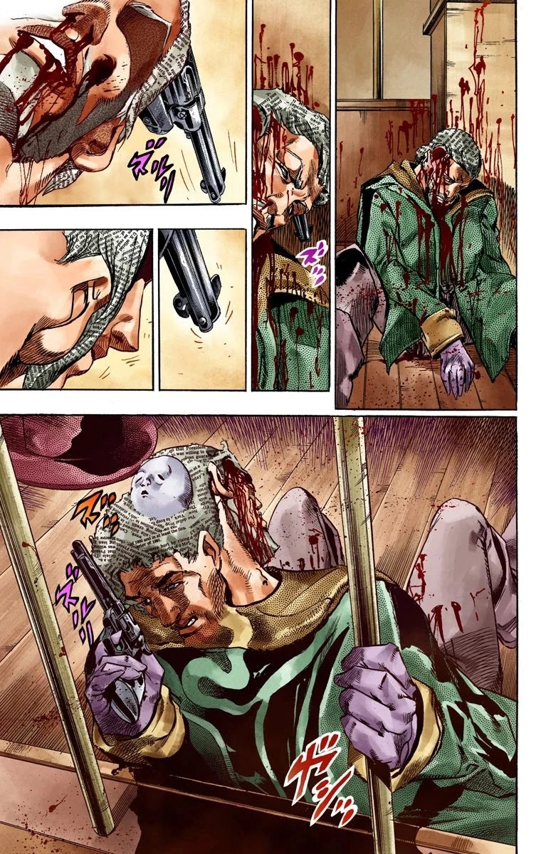 JoJo's Bizarre Adventure Part 7 - Steel Ball Run (Official Colored) chapter 46 page 53