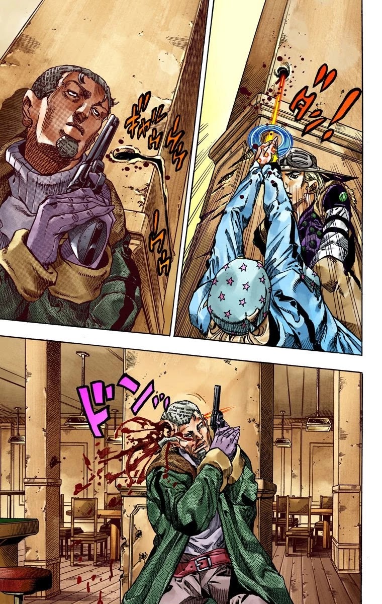 JoJo's Bizarre Adventure Part 7 - Steel Ball Run (Official Colored) chapter 47 page 13