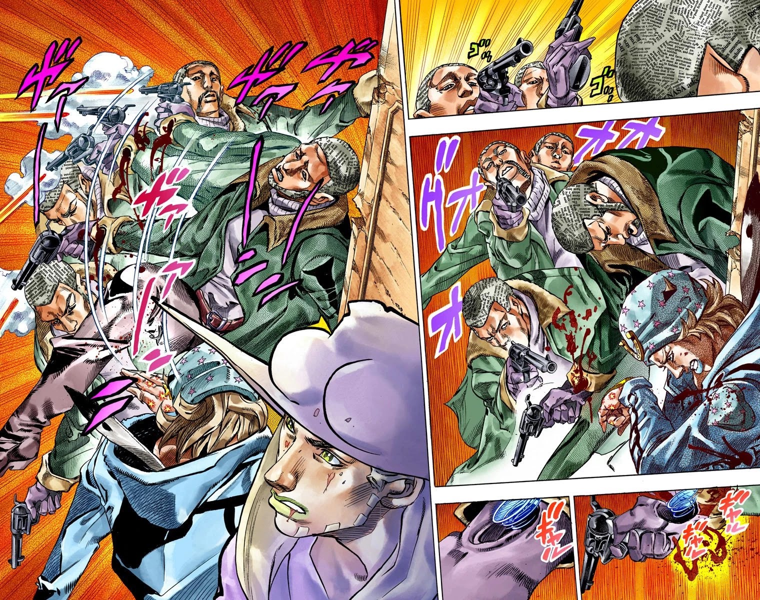 JoJo's Bizarre Adventure Part 7 - Steel Ball Run (Official Colored) chapter 47 page 24