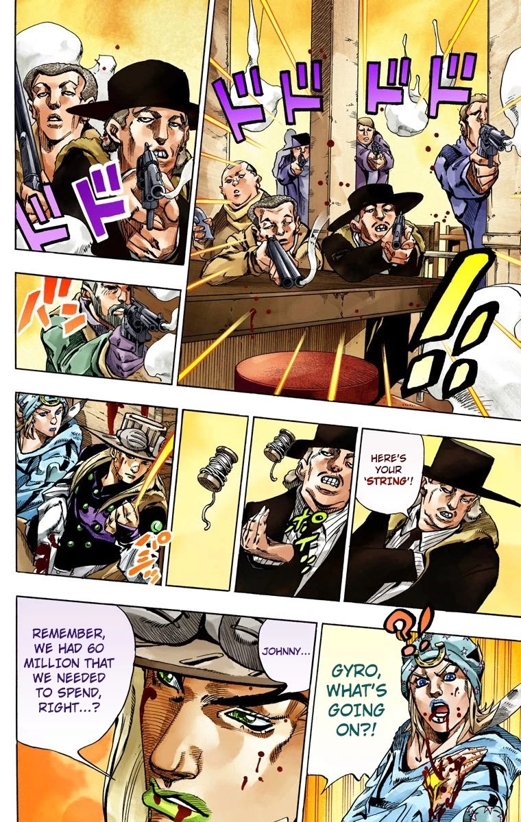 JoJo's Bizarre Adventure Part 7 - Steel Ball Run (Official Colored) chapter 47 page 32