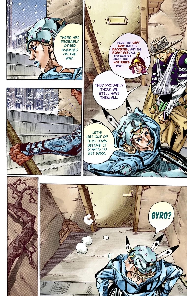 JoJo's Bizarre Adventure Part 7 - Steel Ball Run (Official Colored) chapter 47 page 36