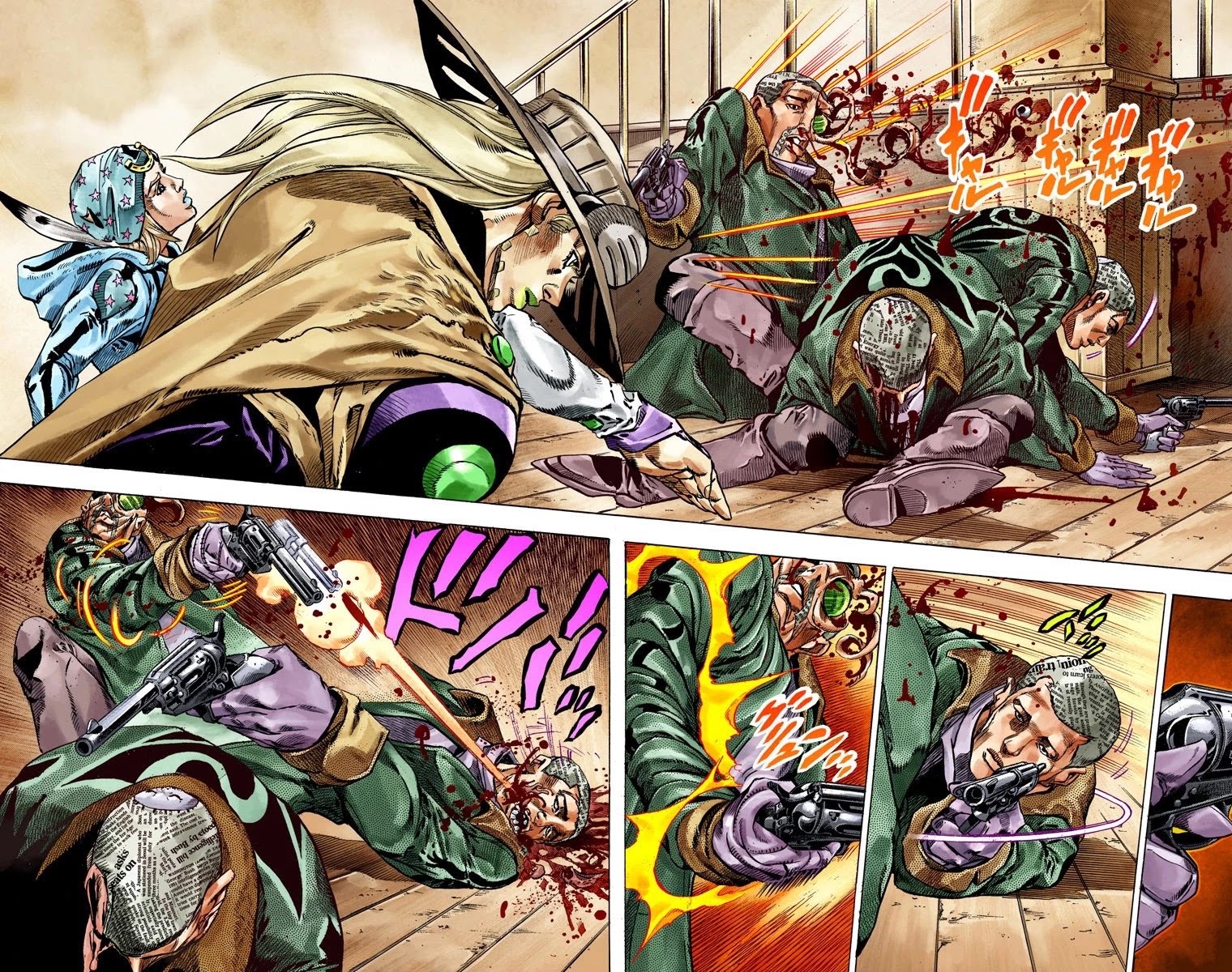 JoJo's Bizarre Adventure Part 7 - Steel Ball Run (Official Colored) chapter 47 page 6