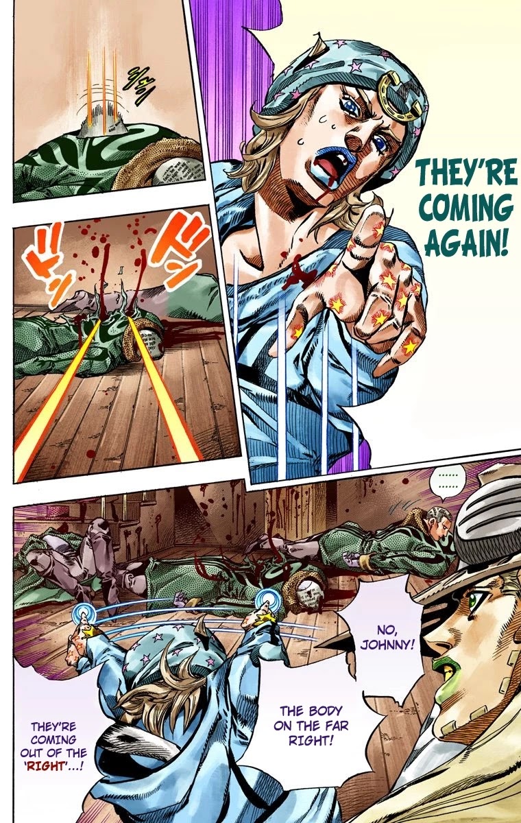 JoJo's Bizarre Adventure Part 7 - Steel Ball Run (Official Colored) chapter 47 page 9