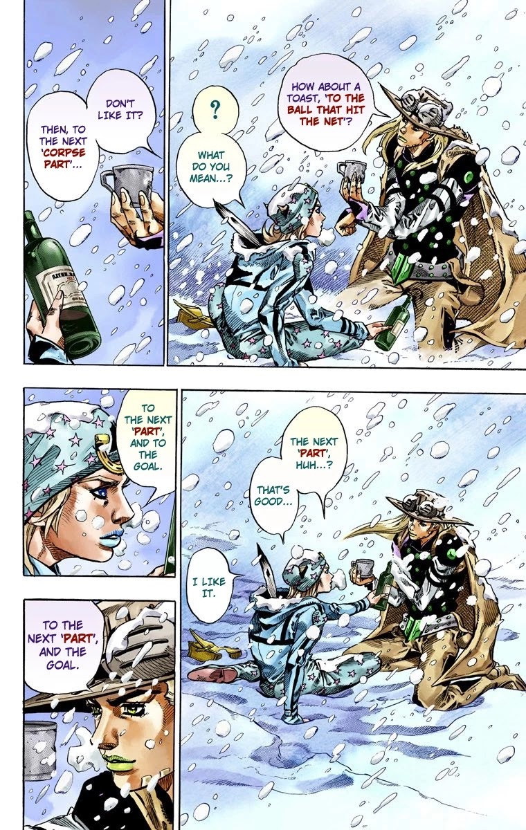JoJo's Bizarre Adventure Part 7 - Steel Ball Run (Official Colored) chapter 48 page 21