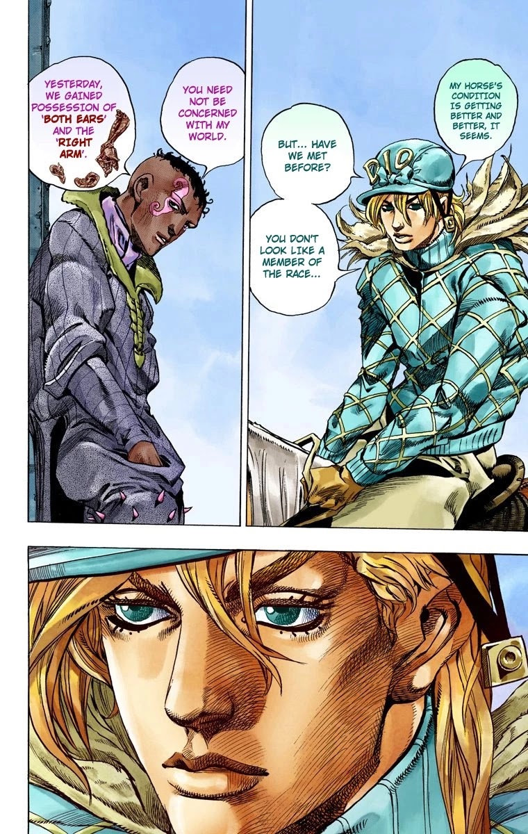 JoJo's Bizarre Adventure Part 7 - Steel Ball Run (Official Colored) chapter 48 page 24