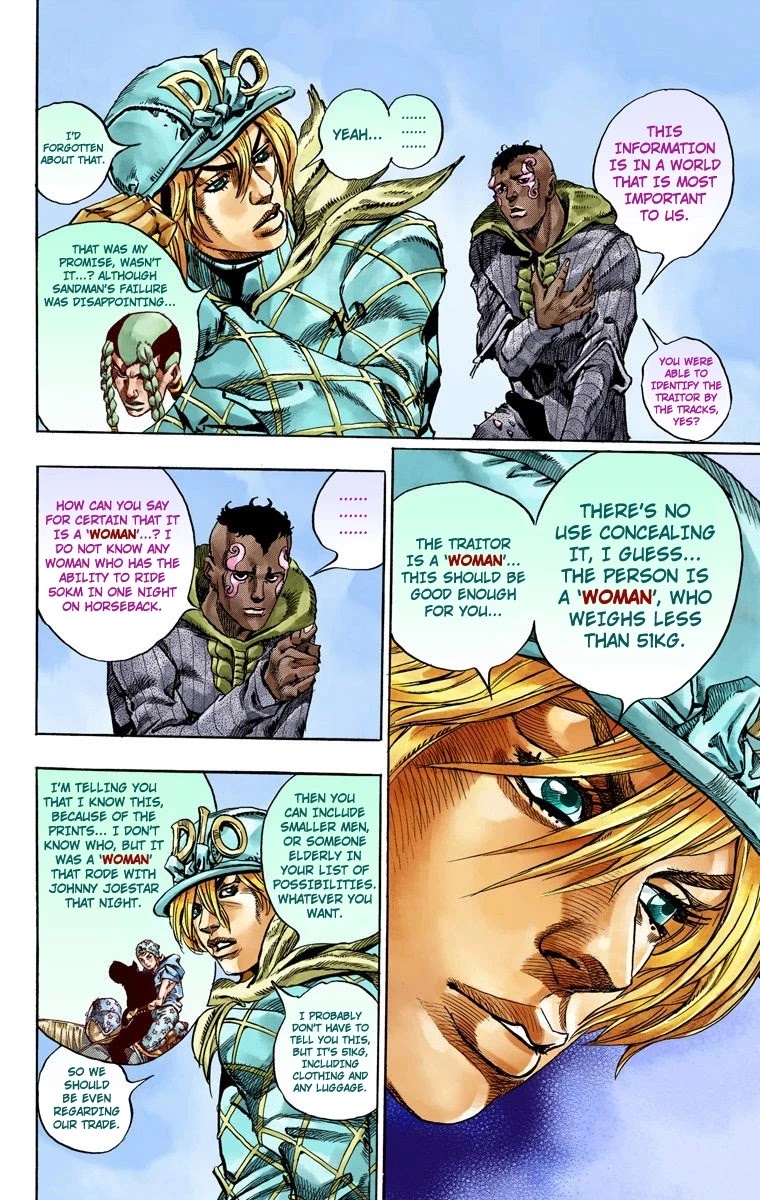 JoJo's Bizarre Adventure Part 7 - Steel Ball Run (Official Colored) chapter 48 page 26