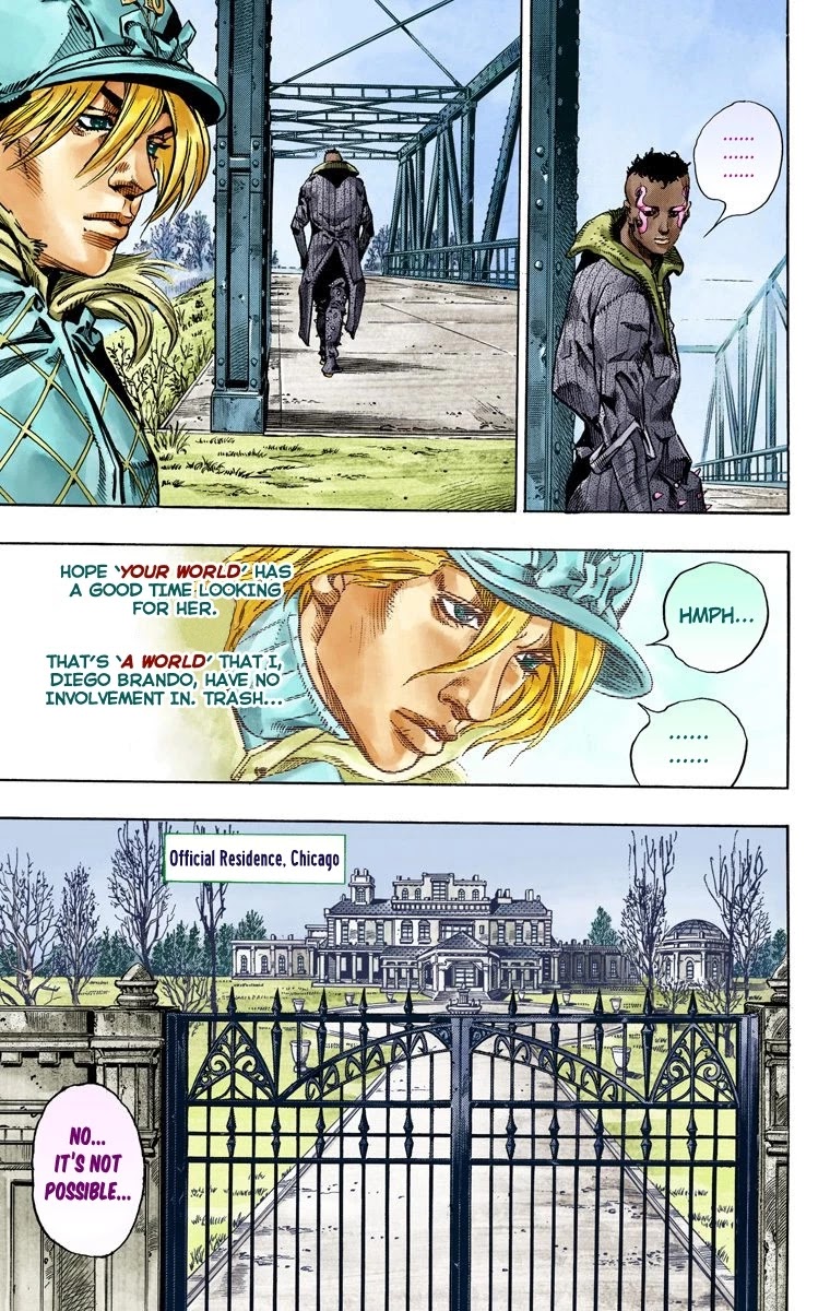 JoJo's Bizarre Adventure Part 7 - Steel Ball Run (Official Colored) chapter 48 page 27