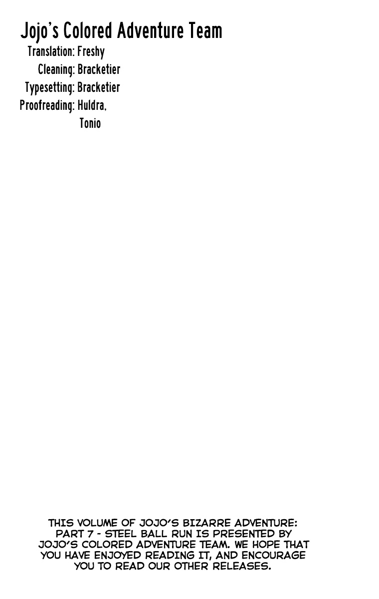 JoJo's Bizarre Adventure Part 7 - Steel Ball Run (Official Colored) chapter 48 page 54