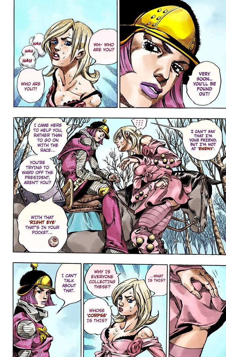 JoJo's Bizarre Adventure Part 7 - Steel Ball Run (Official Colored) chapter 49 page 30