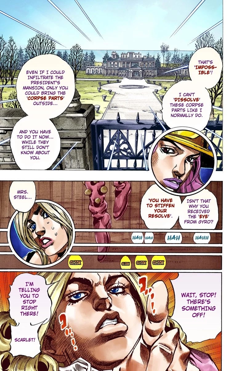 JoJo's Bizarre Adventure Part 7 - Steel Ball Run (Official Colored) chapter 49 page 33