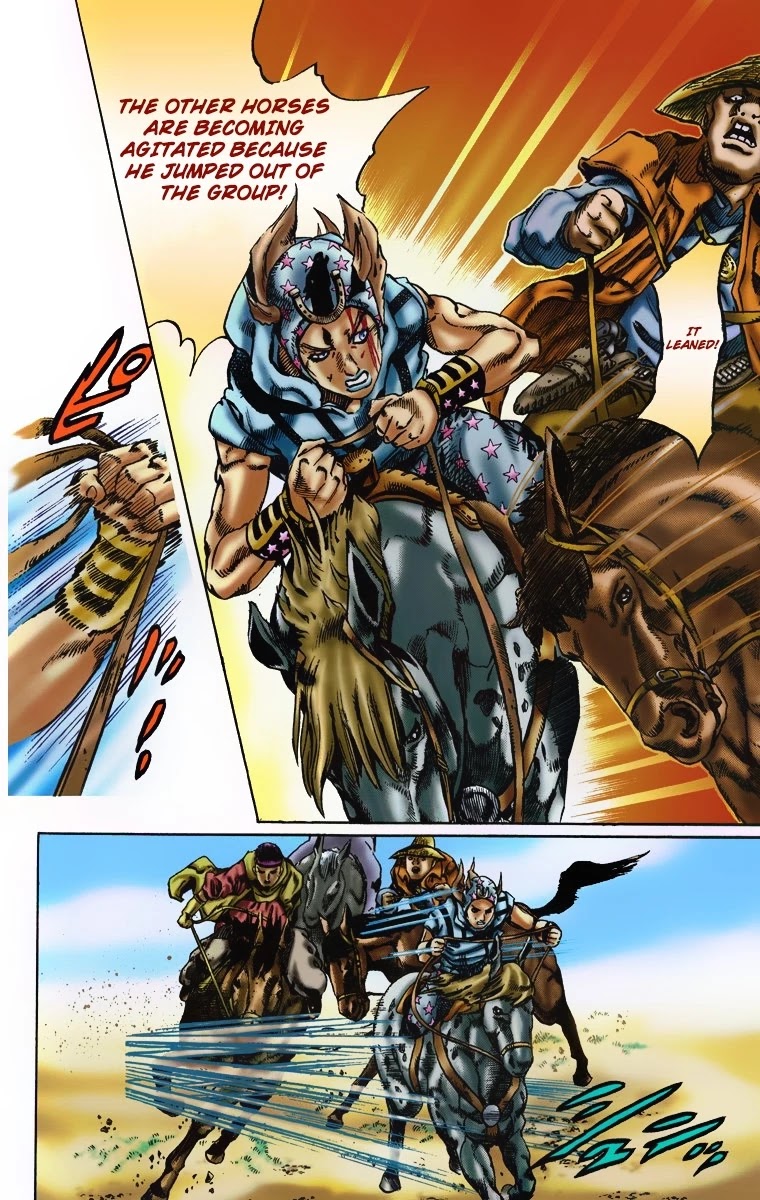 JoJo's Bizarre Adventure Part 7 - Steel Ball Run (Official Colored) chapter 5 page 10