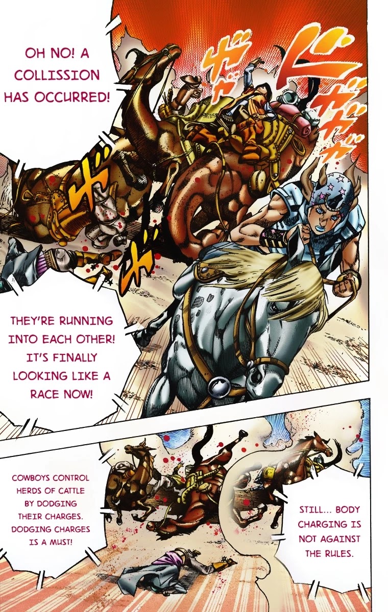 JoJo's Bizarre Adventure Part 7 - Steel Ball Run (Official Colored) chapter 5 page 11