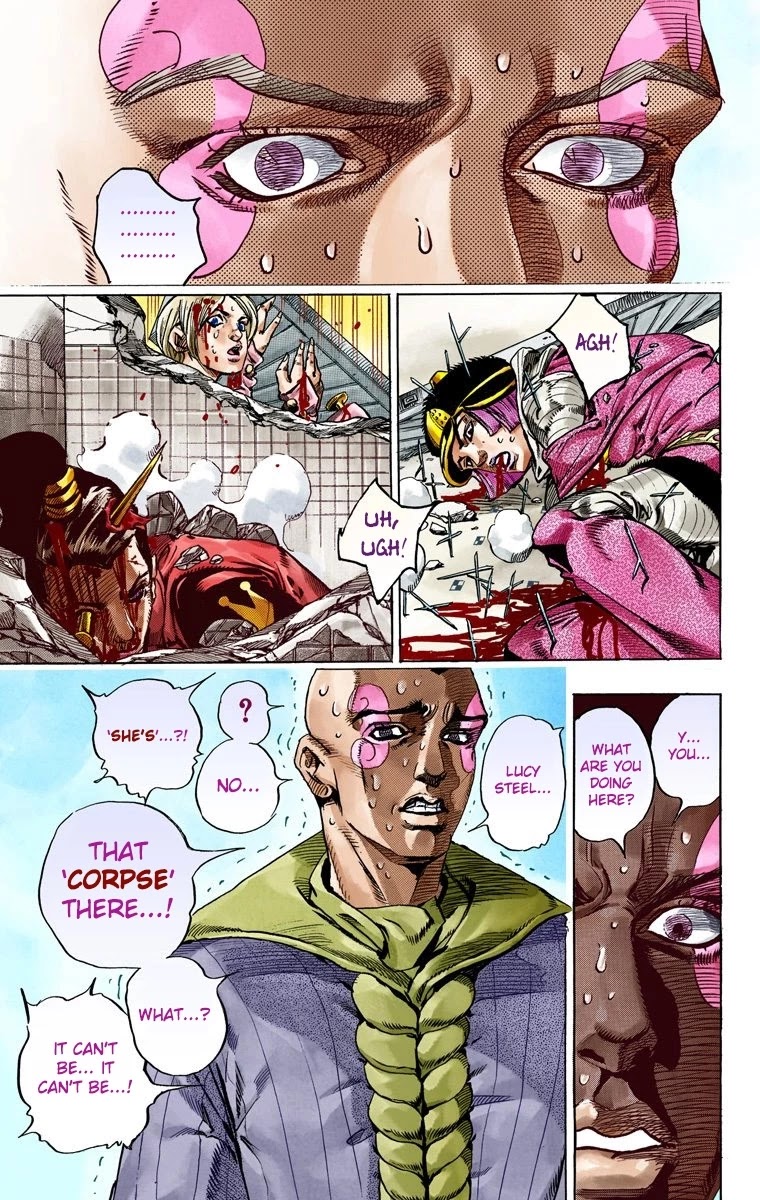 JoJo's Bizarre Adventure Part 7 - Steel Ball Run (Official Colored) chapter 50 page 38