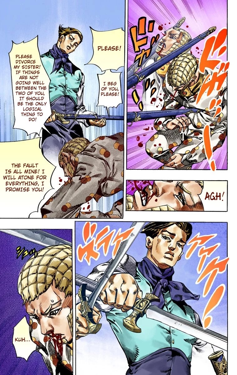 JoJo's Bizarre Adventure Part 7 - Steel Ball Run (Official Colored) chapter 51 page 11