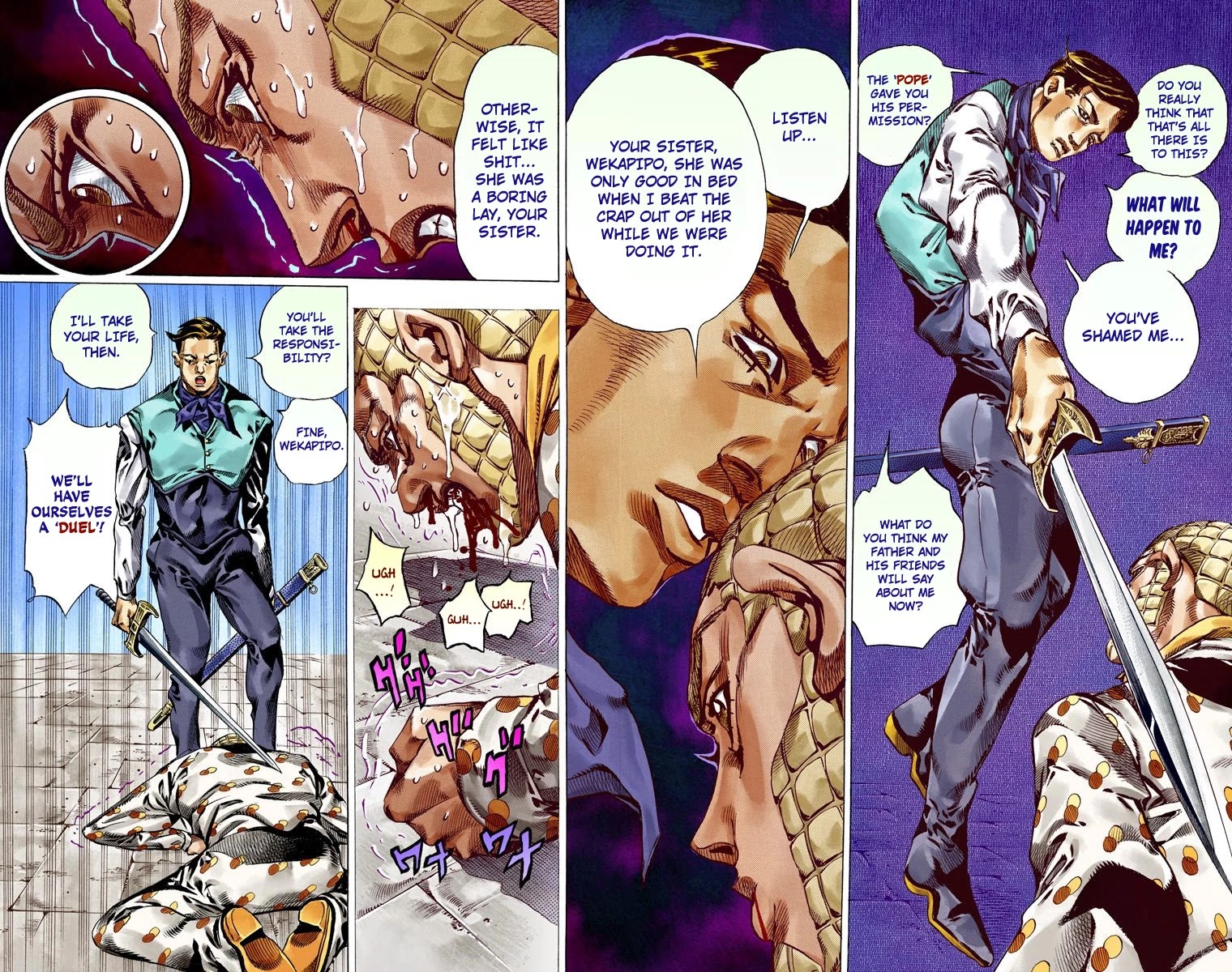 JoJo's Bizarre Adventure Part 7 - Steel Ball Run (Official Colored) chapter 51 page 12