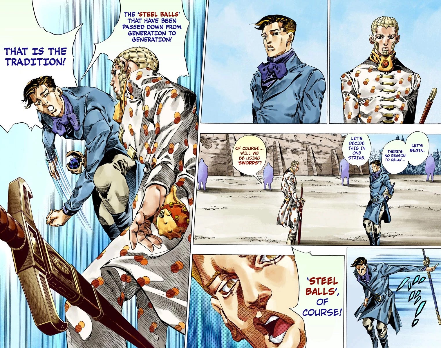 JoJo's Bizarre Adventure Part 7 - Steel Ball Run (Official Colored) chapter 51 page 15