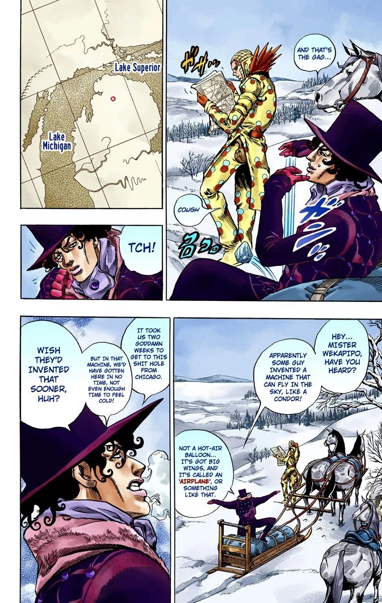 JoJo's Bizarre Adventure Part 7 - Steel Ball Run (Official Colored) chapter 51 page 24