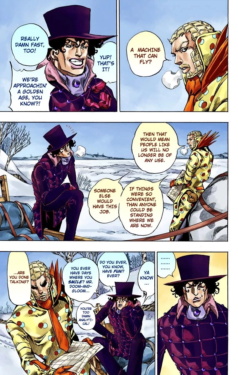 JoJo's Bizarre Adventure Part 7 - Steel Ball Run (Official Colored) chapter 51 page 25