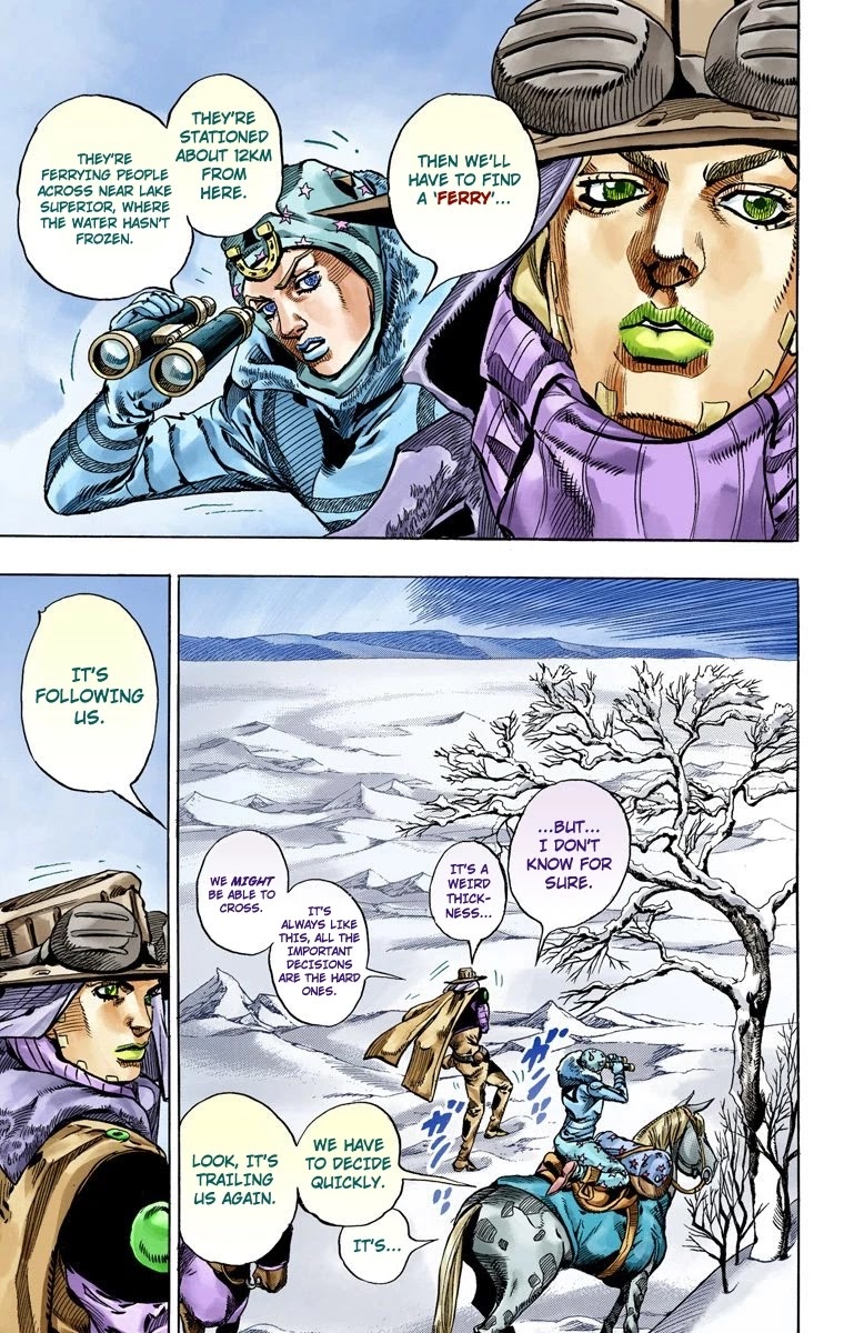 JoJo's Bizarre Adventure Part 7 - Steel Ball Run (Official Colored) chapter 51 page 30
