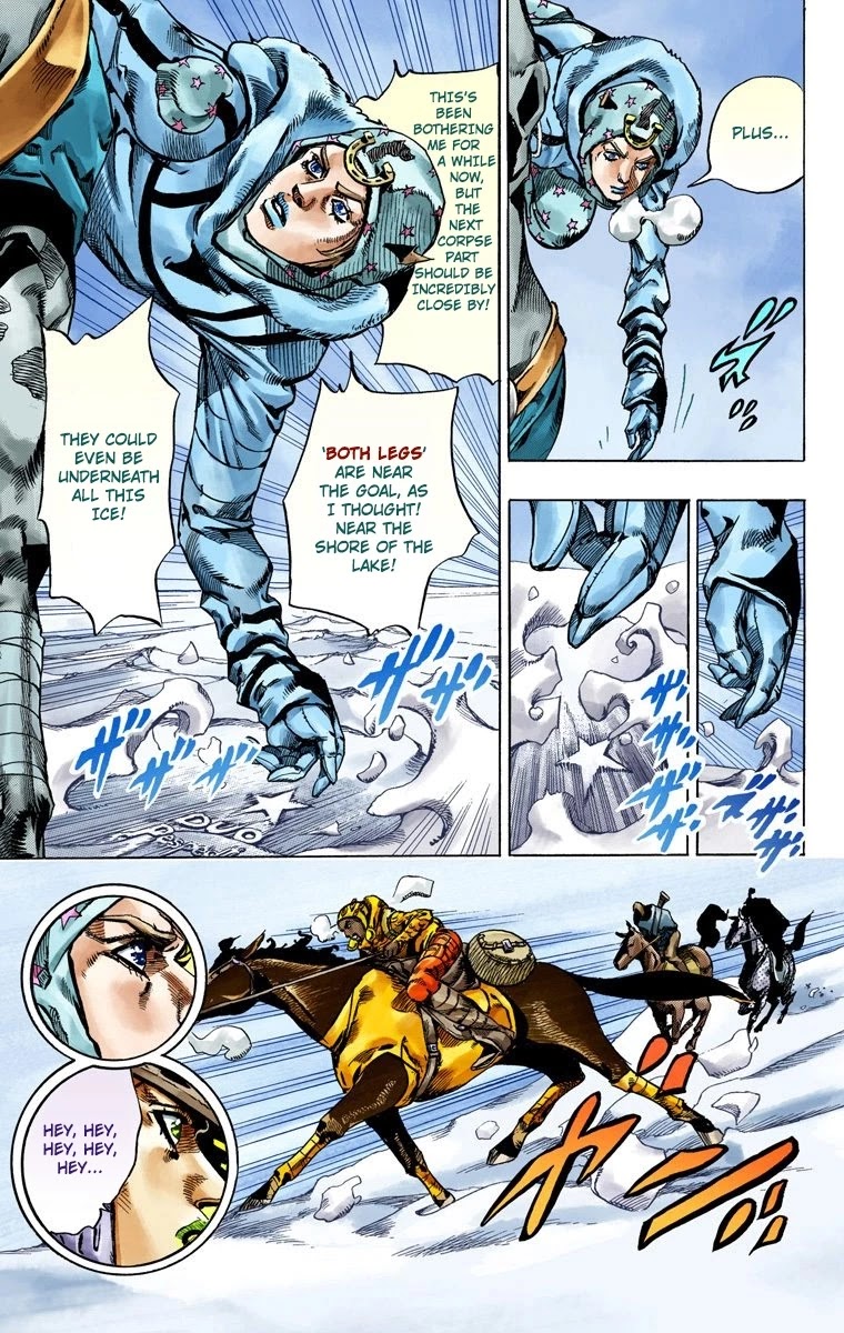 JoJo's Bizarre Adventure Part 7 - Steel Ball Run (Official Colored) chapter 51 page 34