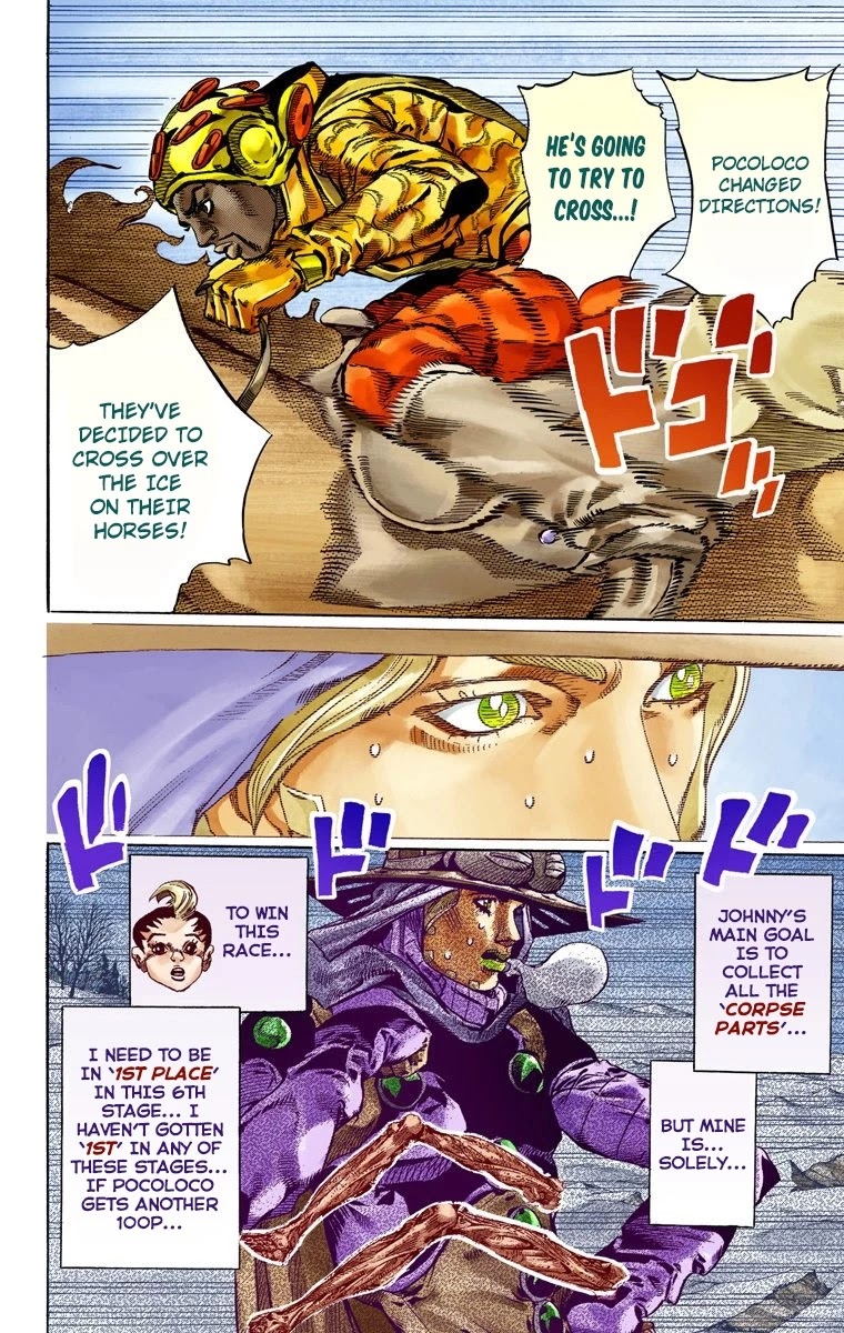 JoJo's Bizarre Adventure Part 7 - Steel Ball Run (Official Colored) chapter 51 page 35