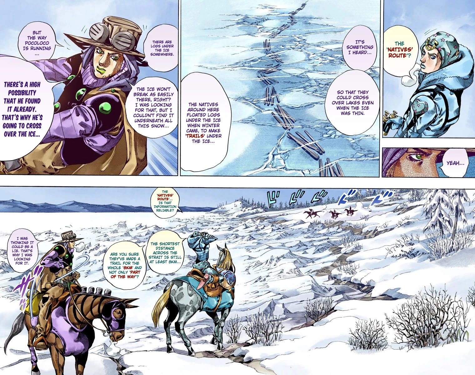 JoJo's Bizarre Adventure Part 7 - Steel Ball Run (Official Colored) chapter 51 page 37