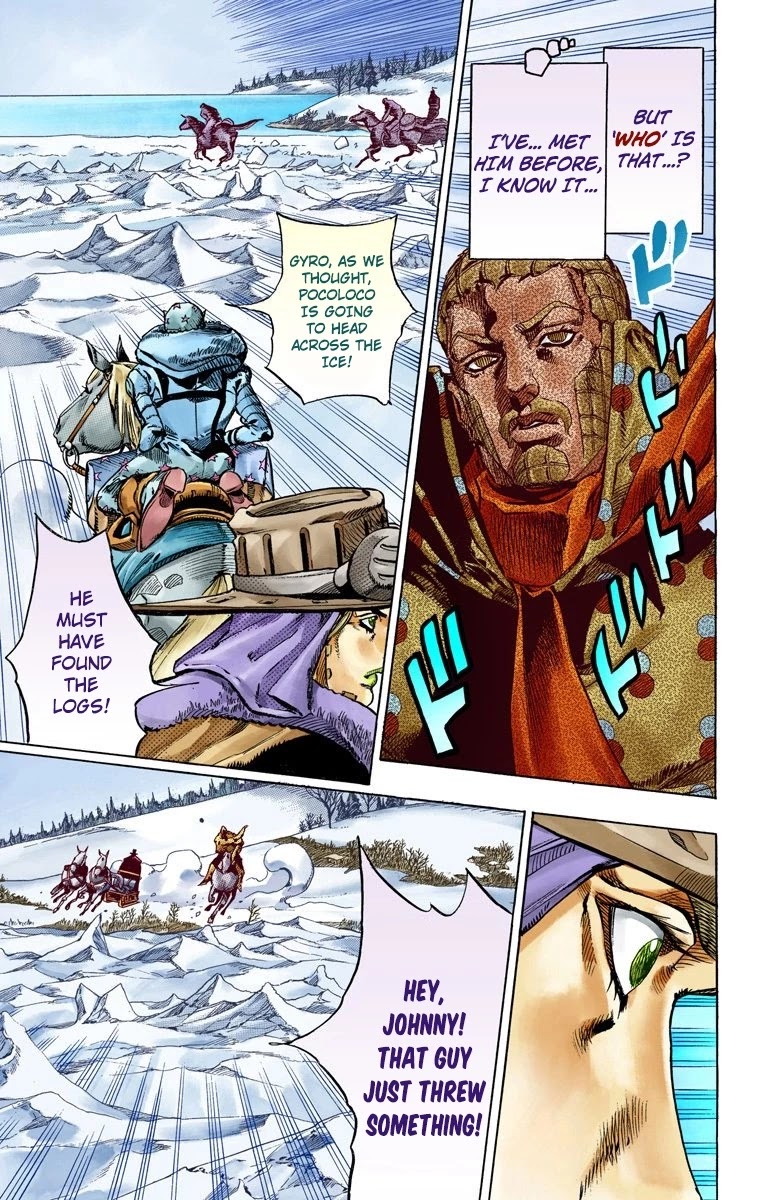 JoJo's Bizarre Adventure Part 7 - Steel Ball Run (Official Colored) chapter 51 page 42