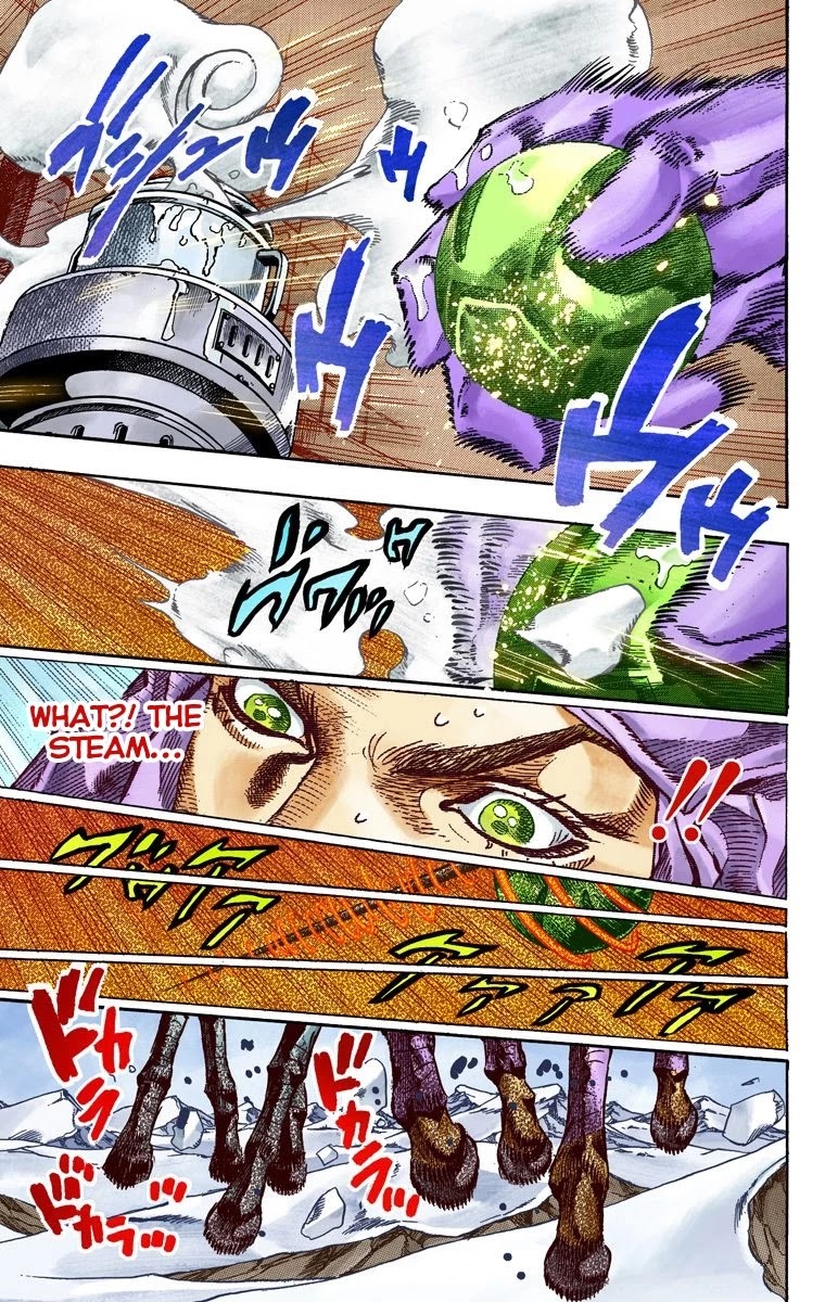 JoJo's Bizarre Adventure Part 7 - Steel Ball Run (Official Colored) chapter 52 page 10