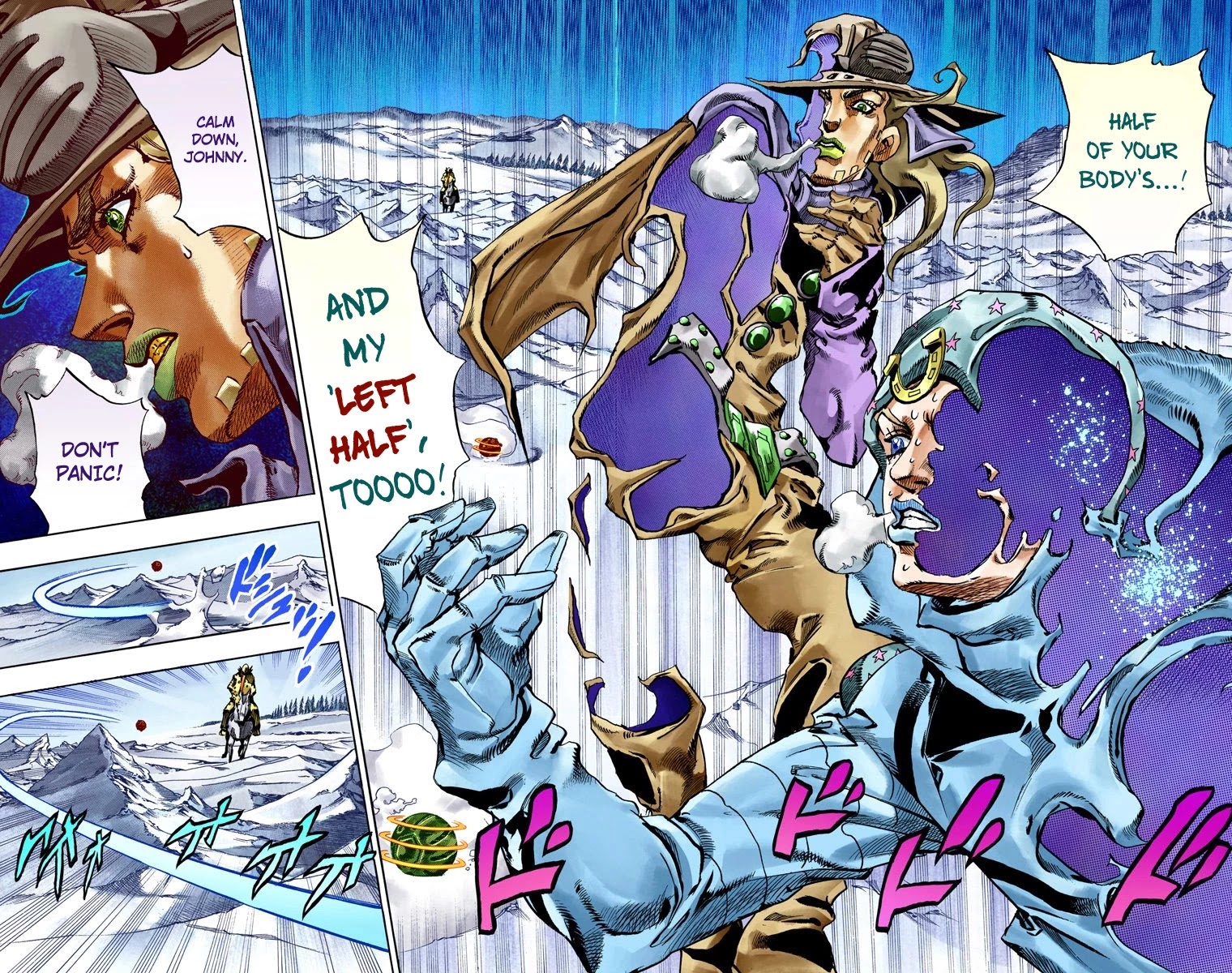 JoJo's Bizarre Adventure Part 7 - Steel Ball Run (Official Colored) chapter 52 page 12
