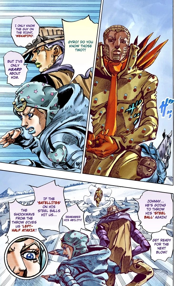 JoJo's Bizarre Adventure Part 7 - Steel Ball Run (Official Colored) chapter 52 page 27