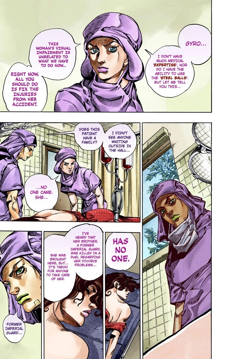 JoJo's Bizarre Adventure Part 7 - Steel Ball Run (Official Colored) chapter 52 page 8