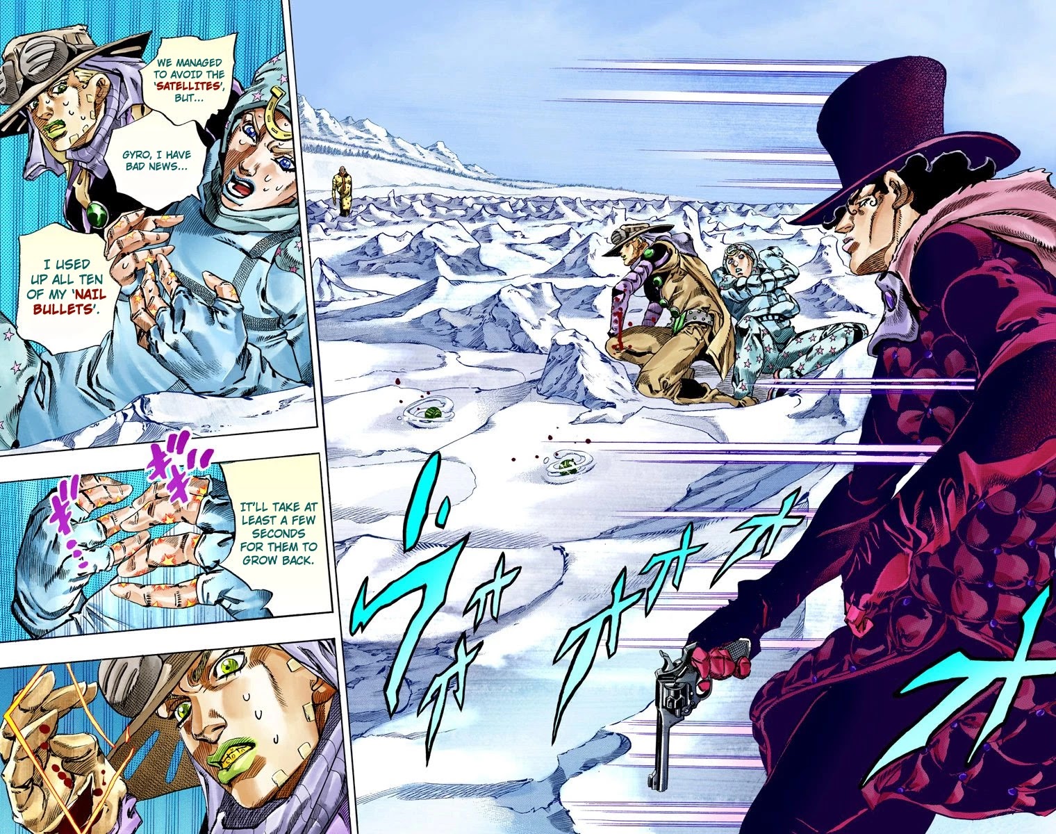 JoJo's Bizarre Adventure Part 7 - Steel Ball Run (Official Colored) chapter 53 page 14