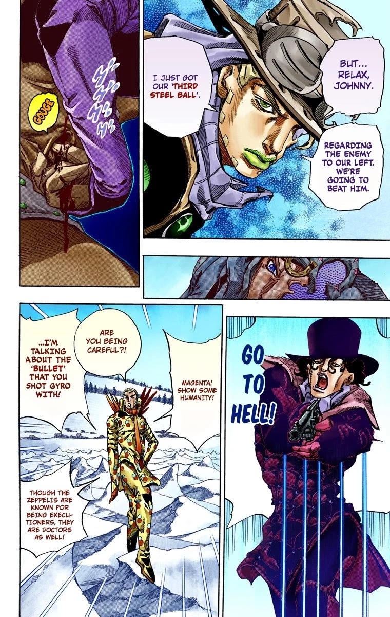 JoJo's Bizarre Adventure Part 7 - Steel Ball Run (Official Colored) chapter 53 page 27