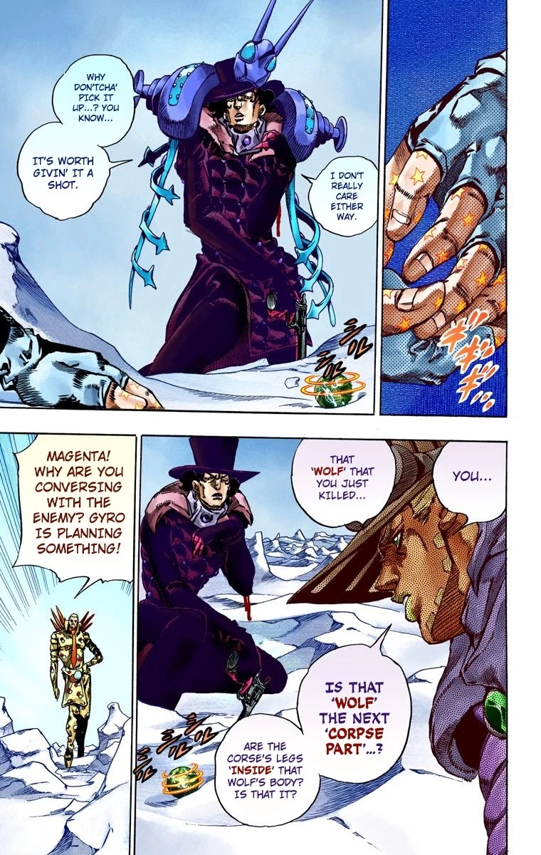 JoJo's Bizarre Adventure Part 7 - Steel Ball Run (Official Colored) chapter 53 page 32