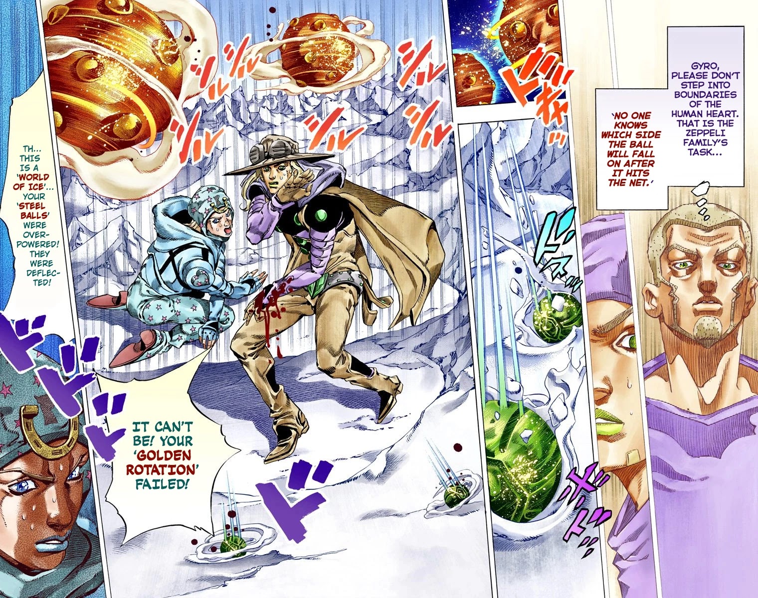 JoJo's Bizarre Adventure Part 7 - Steel Ball Run (Official Colored) chapter 53 page 7