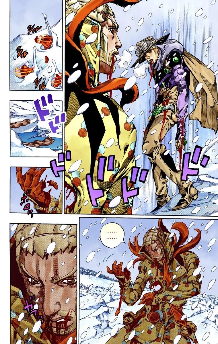 JoJo's Bizarre Adventure Part 7 - Steel Ball Run (Official Colored) chapter 54 page 33