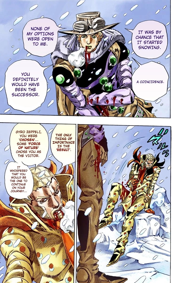 JoJo's Bizarre Adventure Part 7 - Steel Ball Run (Official Colored) chapter 54 page 36