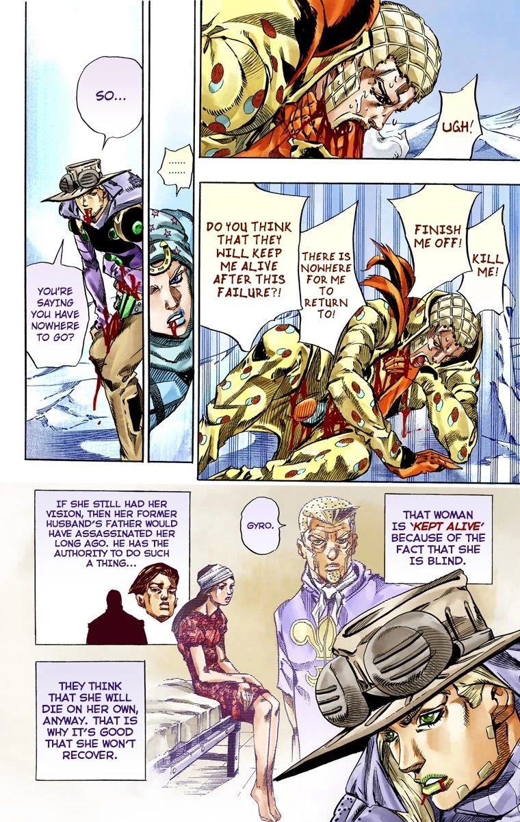 JoJo's Bizarre Adventure Part 7 - Steel Ball Run (Official Colored) chapter 54 page 39