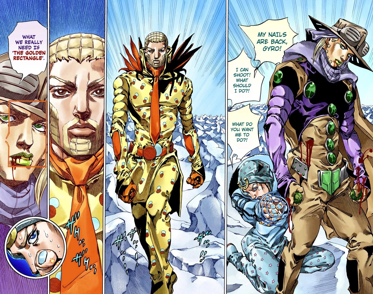 JoJo's Bizarre Adventure Part 7 - Steel Ball Run (Official Colored) chapter 54 page 4