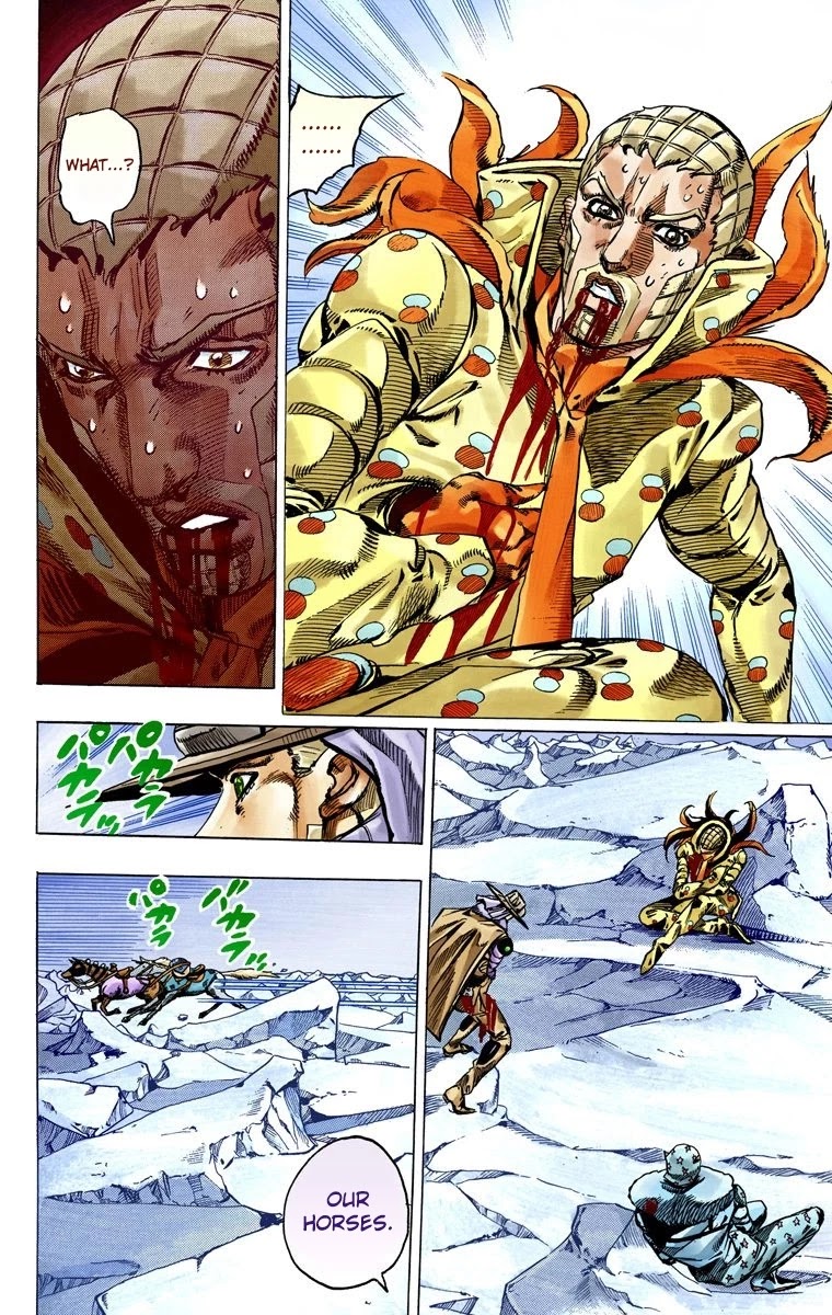 JoJo's Bizarre Adventure Part 7 - Steel Ball Run (Official Colored) chapter 54 page 41