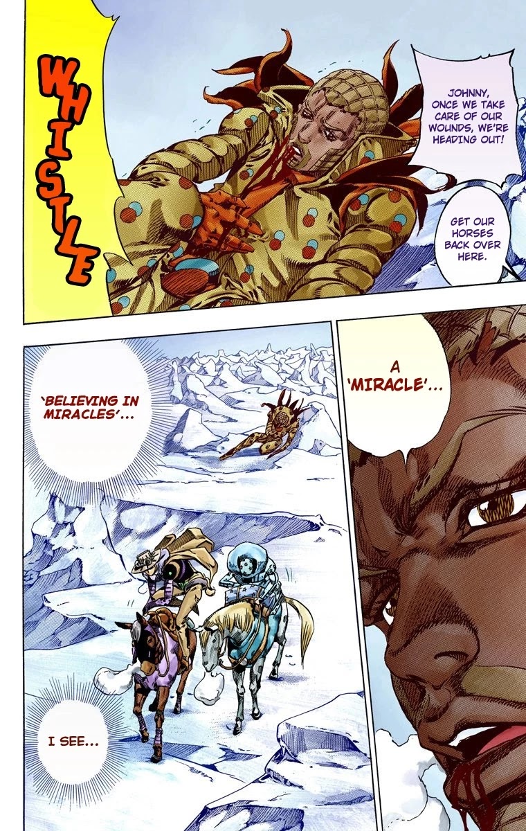 JoJo's Bizarre Adventure Part 7 - Steel Ball Run (Official Colored) chapter 54 page 44